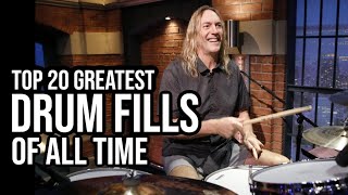 TOP 20 DRUM FILLS OF ALL TIME [upl. by Zaneski]