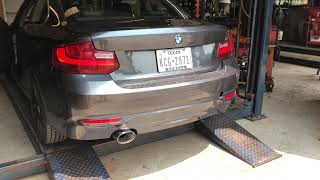 2014 BMW 228i Muffler Delete [upl. by Ecydnac]