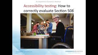 Accessibility testing How to correctly evaluate Section 508 Digital Accessibility [upl. by Krilov390]