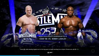 WWE 2K24 FULL MATCH — Kane vs Bobby Lashley — World Title Match [upl. by Okihsoy]