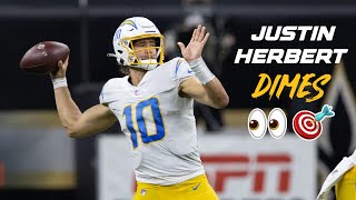 Justin Herberts Best Throws of 2020 Rookie of the Year  LA Chargers [upl. by Anissa]