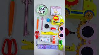 cute stationery collection notebook pen pencil ruler stationery supplies eraser stationery [upl. by Anazraf]