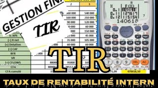 La suite de lExercice N°1 TIR Cas Cashflows différentsGESTION FINANCIÈREChoix dinvestissement [upl. by Yddur]