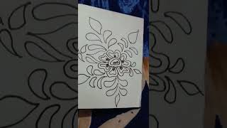 Draw a flower 🌺🌺art shortsvideo youtubeshorts ornamental drawing [upl. by Gunther]