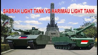 Philippine Sabrah Light Tank vs Indonesia Harimau Light Tank [upl. by Anderson]