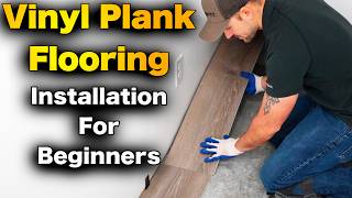 How To Install Vinyl Plank Flooring  Lifeproof Over Concrete [upl. by Naillig]