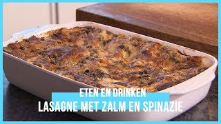 Hoe maak je lasagne met zalm en spinazie [upl. by Norby]