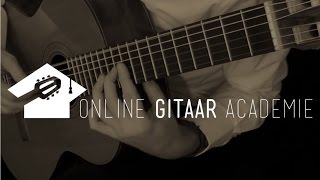 Leer tokkelen op gitaar  Oefening 3  Online Gitaar Academie [upl. by Dorreg]