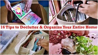 16 Tiny Tips to Declutter amp Organize Your Entire Home Tamil  Tips to Declutter Better [upl. by Ahsaeyt]