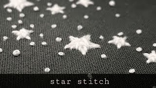 Star Stitch  Hand Embroidery Tutorial [upl. by Angelis]