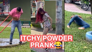 Itchy powder prank😂💪 [upl. by Grosmark]