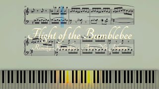 Flight of the Bumblebee Arr N Johann  RimskyKorsakov  Piano Sheet Music [upl. by Mcdermott702]