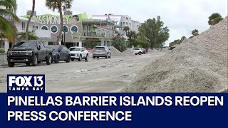 Pinellas County Barrier Islands reopening press conference [upl. by Anidnamra914]