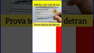 Prova teórica Detran 2024 prova do Detran 2024 como passar na prova teórica do detran 2024 [upl. by Almira267]