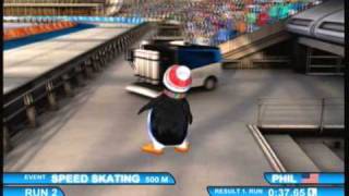 Winter Sports 2 The Next Challenge Xbox 360 Speed Skating 500m Gameplay [upl. by Viviyan]