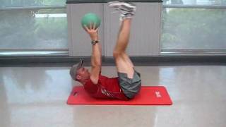 How to do a Medicine Ball Toe Touch [upl. by Ehsom]