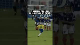 Roberto Carlos El mejor gol de tiro libre de la historia 🇧🇷⚽️🥅  futbol [upl. by Bushweller552]