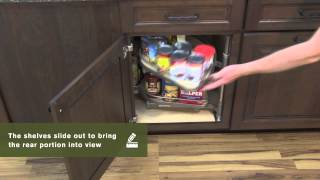 Schuler Cabinetry Base Blind Corner with Pullout Storage Kitchen Storage Part 20 [upl. by Amada517]