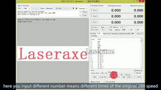 How to set in CNCC software for engraving on stainless steel and cutting 3mm plywood [upl. by Aehc]