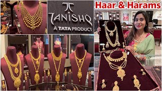 Tanishq 22Kt Gold Rani Haar Long Haram amp Necklace Set Designs amp Price💕Gold Necklace Designs 2024 [upl. by Charlotta]