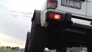 Nissan Patrol GQ 28 RD28 3 inch exhaust [upl. by Sharlene]