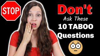 10 Taboo Questions in the USA NEVER ask these questions [upl. by Hodgkinson]