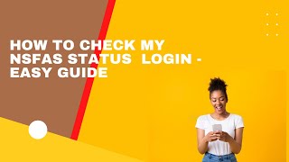 How To Check MyNSFAS Status  StepByStep Guide [upl. by Steffy]