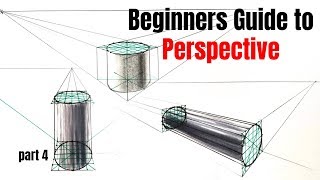 How to Draw Ellipses and Cylinders In Perspective [upl. by Atikim]