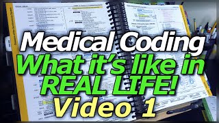 MEDICAL CODING IN REAL LIFE FOR AN OBGYN SPECIALTY CODER  EPISODE 1 [upl. by Llenahs133]