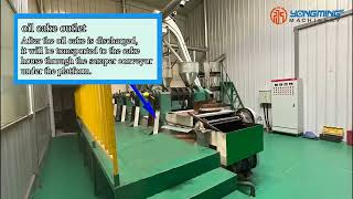 Sunflower Seed Oil Pressing Production Line [upl. by Ule]