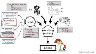 pharmacology of antiemetics [upl. by Oek]