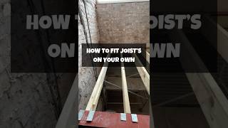 How to easily fit joist’s on your own [upl. by Eanerb400]