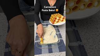 Now I only make cannelloni pasta like this 😍 shortsfeed recipe shortsvideo shorts short food [upl. by Delia685]