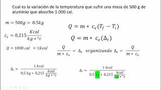 Calorimetria ☕ 3 Ejercicios Básicos [upl. by Fauver647]
