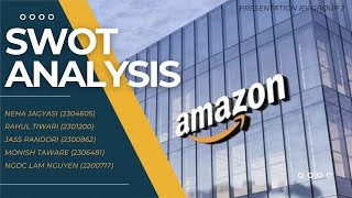 SWOT Analysis of AmazonGroup ProjectAida KazemiUniversity Canada West [upl. by Leopoldine]