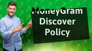 Does Moneygram accept Discover credit card [upl. by Ynohtnael]