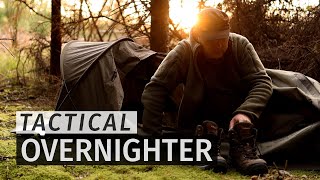 Solo Overnighter with tactical amp military gear  Carinthia Observer  Tactical Linsensuppe [upl. by Andrej412]