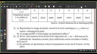 Bac Eco 2 Exercices corrigés Statistiques [upl. by Naxor]