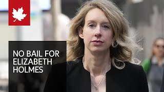 Theranos Elizabeth Holmes wont be freed during appeal [upl. by Gehlbach]