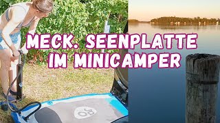 Mit SUP und Minicamper an der Meck Seenplatte vanlife minicamper travelgermany [upl. by Gonzales]