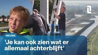 Bodem in zicht bij drooglegging Julianakanaal 👀🌊  L1 Nieuws [upl. by Down172]