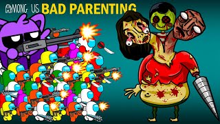 Among Us VS Bad Parenting Monster  어몽어스 ANIMATION [upl. by Hairahcez]