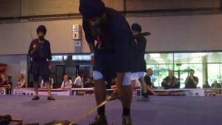 Nihang Niddar Singh demonstrates  Martial Arts Show  Video 2 Part 1wmv [upl. by Huskey917]