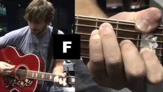 Lady Antebellum  How To Play quotNeed You Nowquot on Guitar [upl. by Anahsohs814]