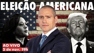 APURAÇÃO DA ELEIÇÃO AMERICANA  KAMALA HARRIS VS DONALD TRUMP  PROFESSOR HOC AO VIVO [upl. by Nosecyrb]