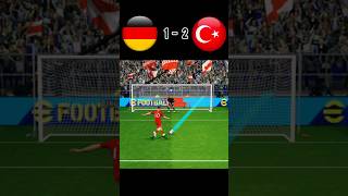 Germany vs Türkiye  Football match  Penalty shoot  fifa world Cup 2026  realistic pes gaming [upl. by Assyle27]