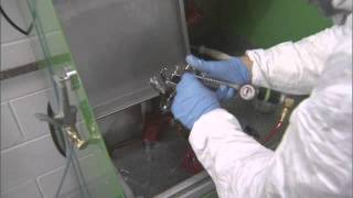 Cromax® Pro  PAINTER TIP  Spray Gun Cleaning USA [upl. by Adaurd150]