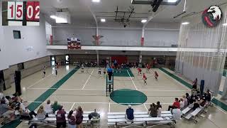 NETFORCE Falcons JV Volleyball v Cookson Hills [upl. by Oiragelo]