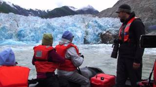 A Massive Glacier Calving in Alaska [upl. by Eronaele]