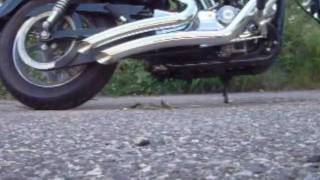 2007 Sportster 1200 Exhaust [upl. by Lauritz100]